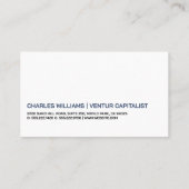 Financiële Logo Visitekaartje (Achterkant)