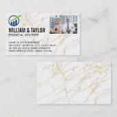 Financiële Logo | Zakelijke mensen Visitekaartje (Voorkant / Achterkant)