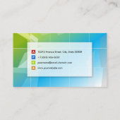 Financiële manager - Modern elegant eenvoudig Visitekaartje (Achterkant)