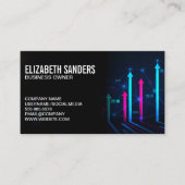 Financiële pijlen visitekaartje (Voorkant)