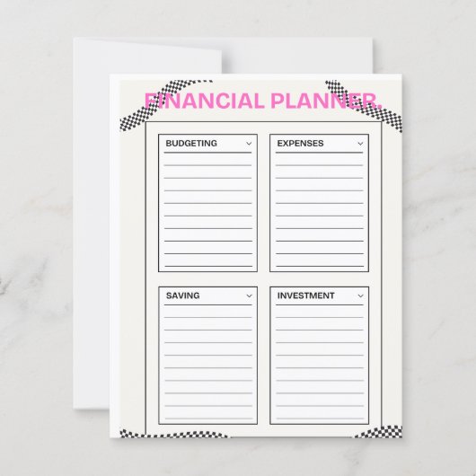 Financiële planner (Voorkant)
