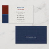 Financiële planner - Visitekaartje (Voorkant / Achterkant)