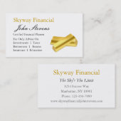 Financiële planner visitekaartje (Voorkant / Achterkant)