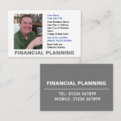 Financiële planning foto visitekaartje (Voorkant / Achterkant)