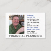 Financiële planning foto visitekaartje (Voorkant)