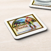 Financiële Sinaasappels Drankjes Onderzetter (Linkerzijde)