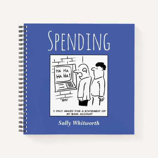 Financiële uitgaven volgen met de naam van de eige notitieboek (Voorkant)