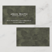 Financiële Visitekaartjes Sjablonen (Voorkant / Achterkant)