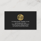 Financiële Wave Nummers Trading Visitekaartje (Achterkant)