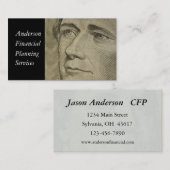 Financiën/Bankwezen Visitekaartje (Voorkant / Achterkant)