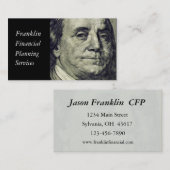 Financiën/Bankwezen Visitekaartje (Voorkant / Achterkant)