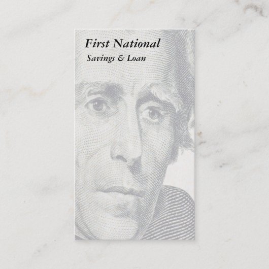 Financiën/Bankwezen Visitekaartje (Voorkant)