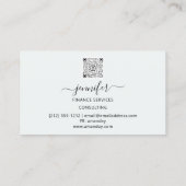 Financiën Consulting Makelaar Accountant Munten Bu Visitekaartje (Achterkant)