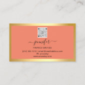 Financiën Consulting Makelaar Bufalo Beer Goud Lij Visitekaartje (Achterkant)