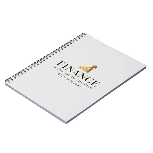 Financiën - De kunst van het denken met cijfers Notitieboek (Linkerzijde)