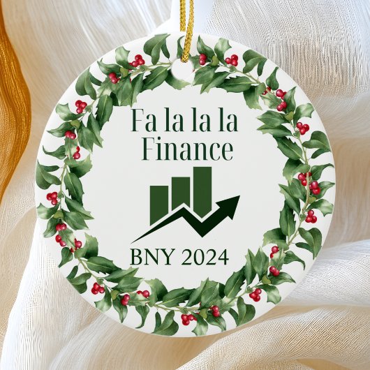 Financiën Kerst Ornament