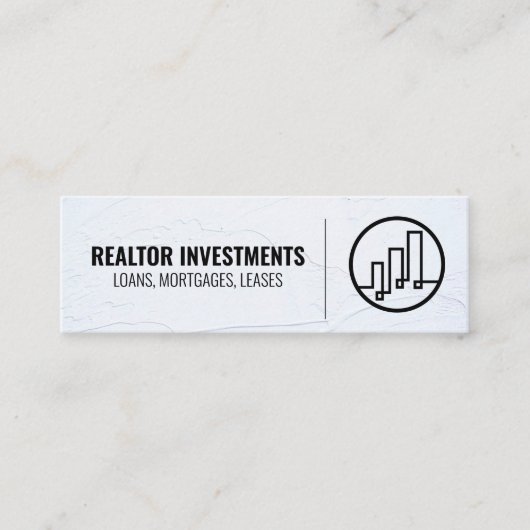 Financiën Logo Mini Visitekaartje (Voorkant)