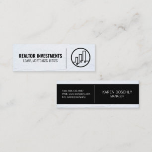 Financiën Logo Mini Visitekaartje