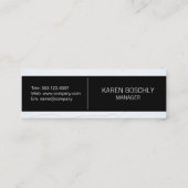 Financiën Logo Mini Visitekaartje (Achterkant)