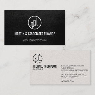 Financiën Logo Visitekaartje