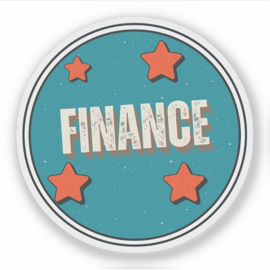 Financiën Sticker (Voorkant)