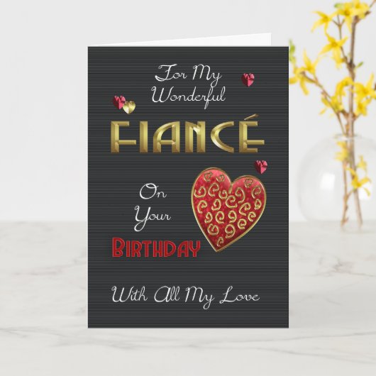 Financiën, verjaardag met gouden effect en reliëfe kaart (Gele Bloem)