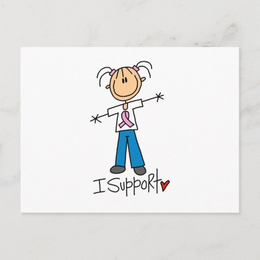 Financiering die ik steun briefkaart (Voorkant)