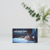 Financiering door investeringsbank contactkaartje (Staand voorkant)