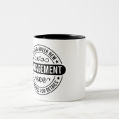 Financiering met nieuwe leiding tweekleurige koffiemok (Voorkant rechts)