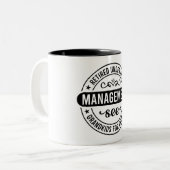 Financiering met nieuwe leiding tweekleurige koffiemok (Voorkant links)