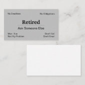 Financiering uit bedrijfspensioenen visitekaartje (Voorkant / Achterkant)