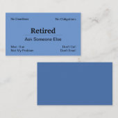 Financiering uit bedrijfspensioenen visitekaartje (Voorkant / Achterkant)