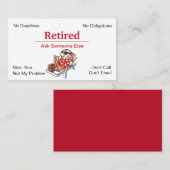 Financiering uit bedrijfspensioenen visitekaartje (Voorkant / Achterkant)