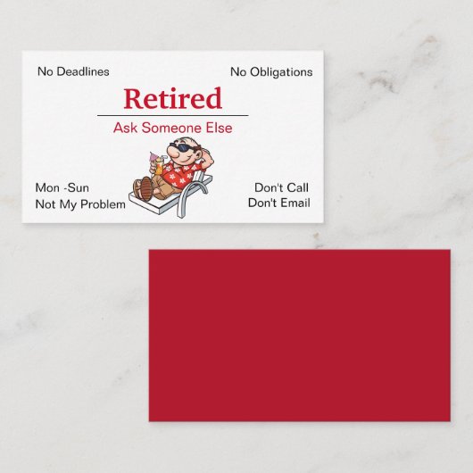 Financiering uit bedrijfspensioenen visitekaartje (Voorkant / Achterkant)