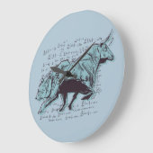 Financiering van aandelenmarktanalyse grote klok (Hoek)