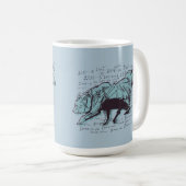 Financiering van aandelenmarktanalyse koffiemok (Voorkant rechts)