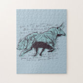 Financiering van aandelenmarktanalyse legpuzzel (Verticaal)