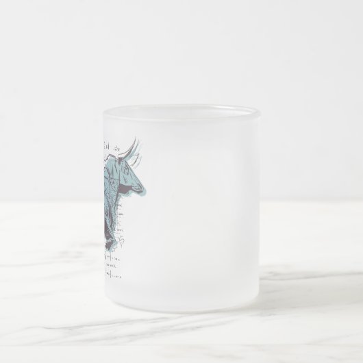 Financiering van aandelenmarktanalyse matglas koffiemok (Center)