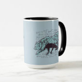 Financiering van aandelenmarktanalyse mok (Voorkant rechts)