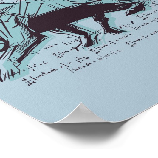 Financiering van aandelenmarktanalyse poster (Hoek)