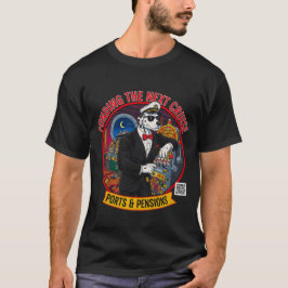 Financiering van het volgende cruise-voorkant bedr t-shirt