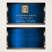 Financiering van onroerend goed | Metaal Visitekaartje (Voorkant /achterkant)