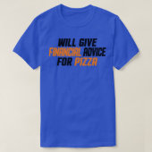 Financieringsadviseur funny, geef financieel advie t-shirt (Design voorkant)