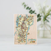  financieringskaart van Vermont Briefkaart (Staand voorkant)