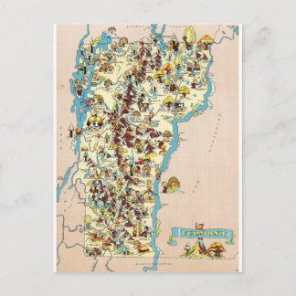 financieringskaart van Vermont Briefkaart
