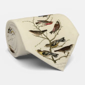 Finch, Bunting, Grosbeak, Audubon Birds of America Stropdas (Opgerold)