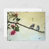 Finch Conversation Postcard Briefkaart (Voorkant / Achterkant)