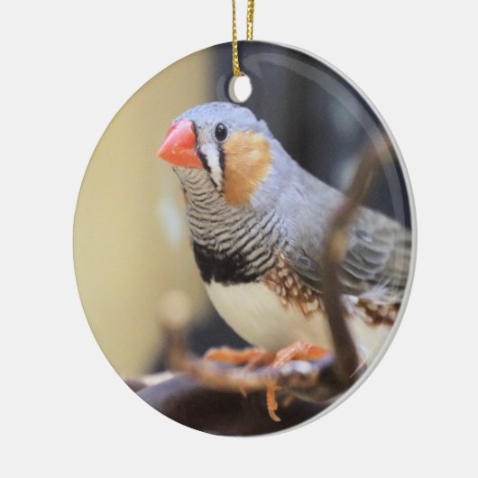 Finch Keramisch Ornament (Links)