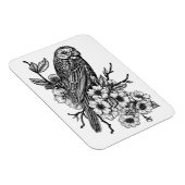 Finch op kersenbranche magneet (Rechterzijde)