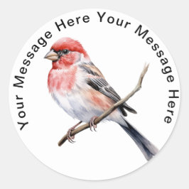 Finch Ronde Sticker